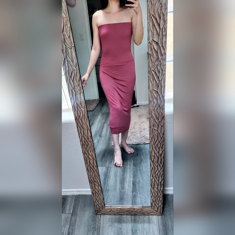 Tube top Sexy Strapless bodycon maxi club Dress